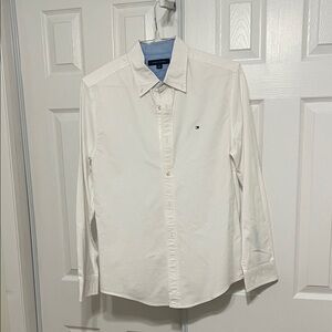 Tommy Hilfiger Men's Cream Button Down Shirt